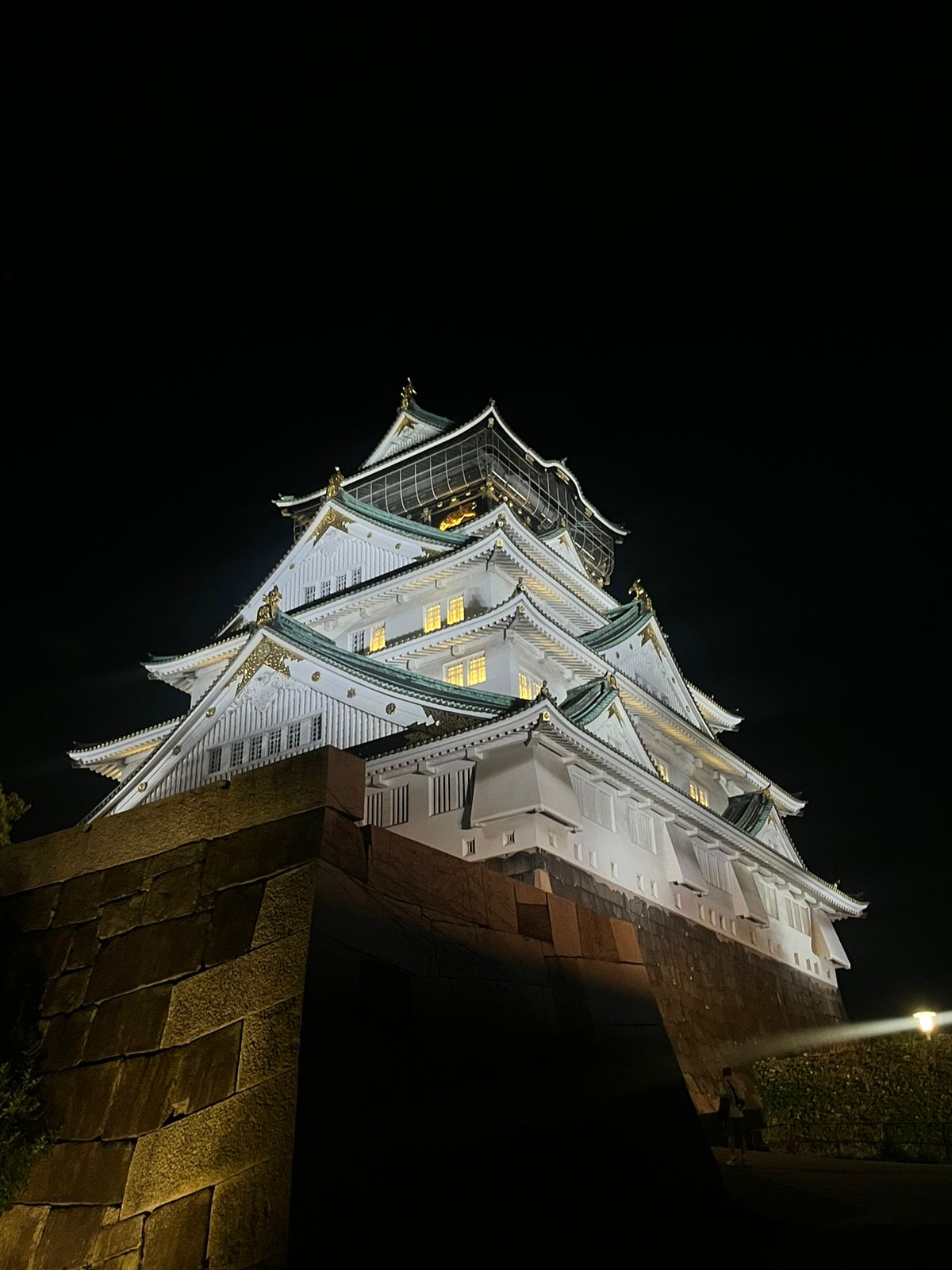 Osaka - Castelo iluminado