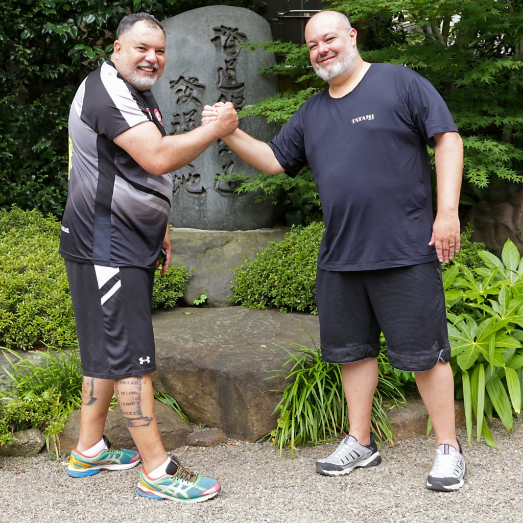 Galileu e Sensei Nico na Kodokan